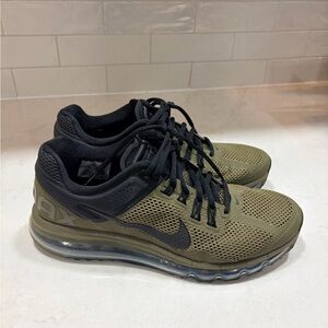 Nike Air Max 2013- Olive and Black